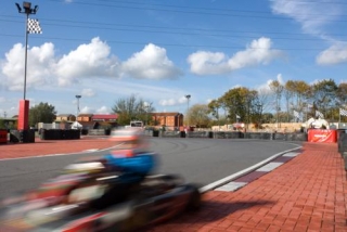 Racing around the track